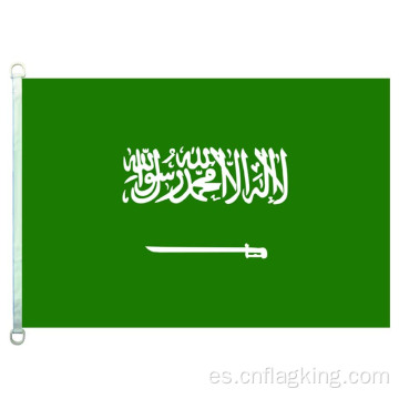 Bandera de Arabia 100% poliéster Banderas de Arabia